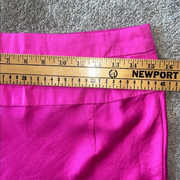 Free People Normani Bias Cut Satin Skirt In Electric Bubblegum Size 10 - Picture 12 of 12
